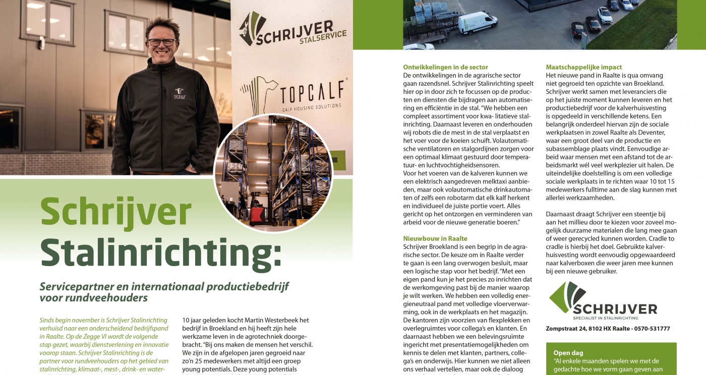Schrijver in Raalte Heino koerier